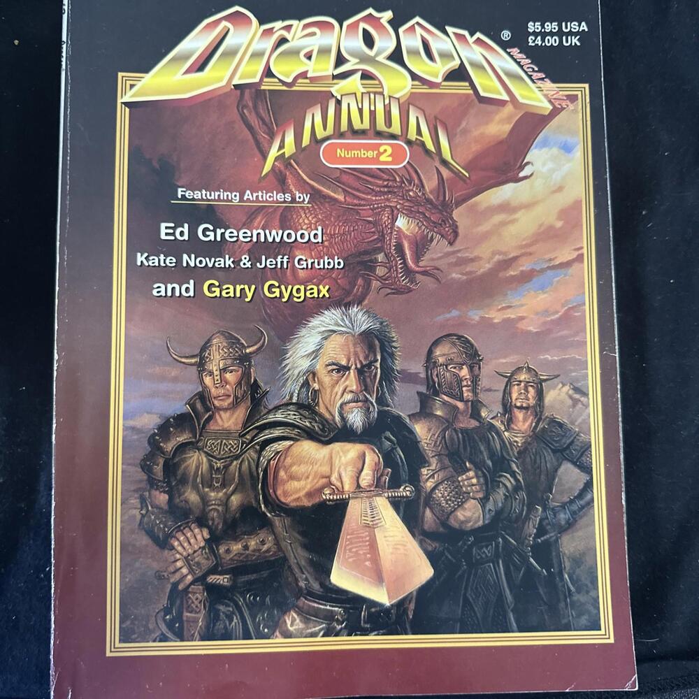 Dungeons & Dragons: Dragon Magazine Annual #2 1997 TSR Inc GARY GYGAX